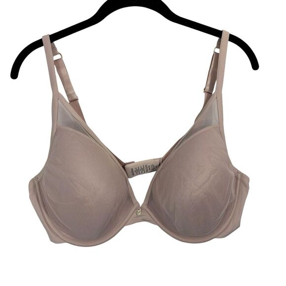 ThirdLove Classic Contour Plunge Bra Womens Nude Size 40D Beige - Picture 1 of 6